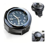 Luminous Motorbike Handlebar Watch, Waterproof Motorcycle Handlebar Quartz Clock with Install Tool, Shockproof Handlebars Clock for Motorcycle & Bicycle, Stylish Motorbike Accessories