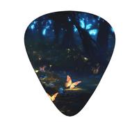 Luminous Night Guitar picks in thin, medium, and thick sizes, 12-piece set, suitable for electric guitar and various instruments