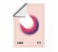 Luminous Orb with Luck Modern Unframed Wall Art Print A1 (84.1×59.4cm), Wall Decor for Living Room, Bedroom, Office & Home, Art Gift