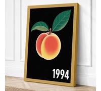 Luminous Peach Canvas Wall Art Print 18x12 Inch | Ready to Hang, Gallery Wrapped, Fade-Resistant Inks, Securely Packaged, UK Made
