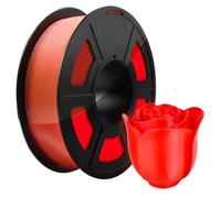 Luminous PLA 3D Printer Filament 1.75mm 200g Spool That Glows in The Dark, for Creative Projects and Most FDM Printers(200g Luminous Red)