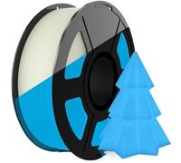 Luminous PLA 3D Printer Filament 1.75mm 200g Spool That Glows in The Dark, for Creative Projects and Most FDM Printers(200g Luminous Blue)