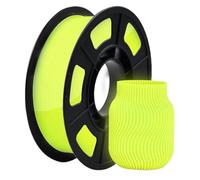 Luminous PLA 3D Printer Filament 1.75mm 200g Spool That Glows in The Dark, for Creative Projects and Most FDM Printers(200g Luminous Yellow)