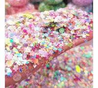 Luminous Polymer Clay Slices Sequin Beads Glow in The Dark Hot Clay Sprinkles DIY Nailart Decoration Filler Accessories-mix-20g