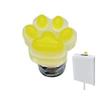 Luminous Push Button - Nail Assist Tool for Toilet | Resin with Cat Claw Design, Auxiliary Bathroom Decoration, Convenient Press Helper, Stylish Functional Accessory