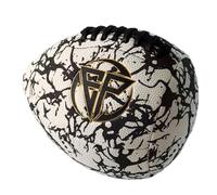 Luminous Rebound Trainer | Solo QB Wall Practice Ball with Light-Activated Glow for Indoor & Outdoor (White, Size 6)