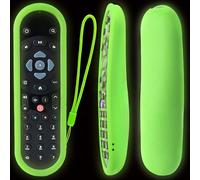 Luminous Remote Cover for Original SKY Q Voice Remote Control - Shockproof Anti-Slip Sleeve Skin with Lanyard (Glow Green)