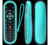Luminous Remote Cover for Original SKY Q Voice Remote Control - Shockproof Anti-Slip Sleeve Skin with Lanyard (Glow Blue)