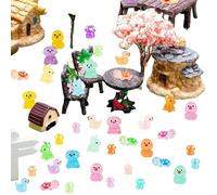 Luminous Resin Animals - 150 Pieces Glow in the Dark Animal Figures | Fairy Garden Decorations Desk Library Sill