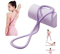 Luminous Resistance Bands Set - Figure 8 & Loop Exercise Bands for Glutes, Legs, Arms, Butt Toner, Hip Lifting, Posture Shaper & Full Body Workout