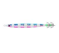 Luminous Squid Jigs Metal Lure Artificial Baits Double Row Sharp Hooks High Efficiency Fishing Gear for Night Deep Water Fishing Metal Shown 17.5cm 134.0g (Blue)