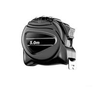 Luminous Stainless Steel Tape Measure 10M Water-Resistant Carbon Steel Measuring Tape with Fluorescent Coating Double Sided Scale High Accuracy for Professional and Home Use（5M25Mm）