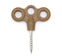 Luminous Stakes Absorb Sunlight to Provide Increased Visibility at Night Helping You Stay Safe (White)