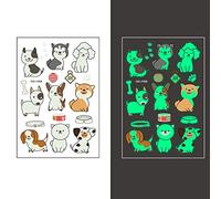 Luminous Stickers Temporary Cute Dinosaur Children's Cartoon Stickers Paddy On The Party Daily Use 12