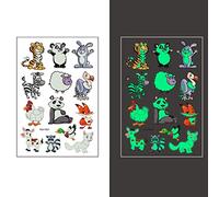 Luminous Stickers Temporary Cute Dinosaur Children's Cartoon Stickers Paddy On The Party Daily Use 12