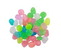 Luminous Stones, Pack of 300, Glow in the Dark Pebbles, Mini Muggle Stones, Decorative Stones, Small Stones, Pebbles, Garden, Fluorescent Resin Stones for Garden Walkway, Decorative Plants, Pot,