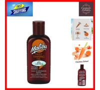Malibu Sun Bronzing Fast Tanning Oil with Beta Carotene, Water Resistant, Tropical Coconut Fragrance, 200ml