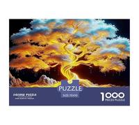 Luminous Tree of Life Jigsaw Puzzle 1000 Pieces Relaxing Hobby Adults & Teens Durable Finish Strong Fit 70x50cm/1000pcs