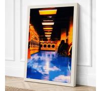 Luminous Underground Passage Canvas Wall Art Print 36x24 Inch