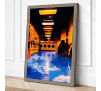 Luminous Underground Passage Canvas Wall Art Print 36x24 Inch (91 x 61 cm)
