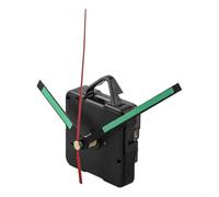 Luminous Wall Clock Mechanism 13mm Shaft Low Noise(F) | Glow in dark pointers, 13mm shaft length, low noise operation, plastic and metal build, home decor