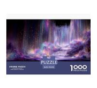 Luminous Waterfall Puzzles 1000 Piece Challenge Toy Adults And over 12 Years Old Fantasy Family Fun Puzzle Educational Challenge Leisure Time Home Decoration Gift 70x50cm/1000pcs
