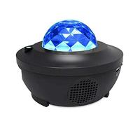 Luminous Wave Led Projector Baby Kid Sleep Light Remote Control USB Flash Drive Or Card Reader to Play Music