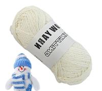 Luminous Wire in the Dark, 2 mm Bright Soft Decorative Thick Crochet Wool for Christmas, for Halloween Night Thanksgiving Holiday Birthday Home Dorm Apartment Craft Crochet