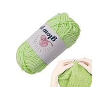 Luminous Yarn, 50m Glow in The Dark Yarn for Crocheting Sewing Knitting Handcraft Arts for Making Clothe Carpet Sweater Hat Scarf Glove Sock, Easter Halloween Christmas Handmake Projects