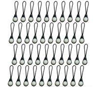 Luminous Zipper Pull Replacement Rope 40PCS Glow In Dark Zipper Tags For Backpacks Camping Tent Luggage Suitcase Bags Thermoplastic Polyurethane