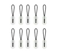 Luminous Zipper Pulls Cord, 10 Pack Glow Zipper Pull Head, PVC Zipper Extender for Luggage, Backpacks, Handbags