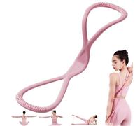 Luminousdo Resistance Bands, Resistance Bands, Figure 8 Exercise Band for Women Men, Open Shoulder Elastic, in Just 10 Minutes/Day, for Working Out, Arm, Chest Expander Strap (Pink,25 lbs)