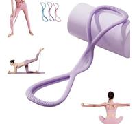 Luminousdo/Victoriousact/Novealcrbe Resistance Bands, Saludea Resistance Band, Figure 8 Resistance Bands for Women, for Yoga Gym Arm and Shoulder Stretching,Exercise,Strength Training (Purple, 15 lbs)