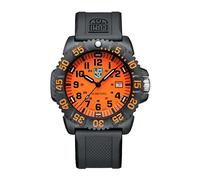 Luminox - G Collection Sea Lion X2.2059.1 - Mens Watch 44mm - Military Watch with Black Case/Band/Dial Orange Numbers Date Function - 100m Water Resistant - Mens Watches - Swiss Made