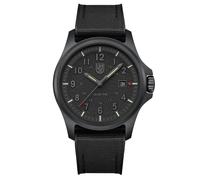 Luminox XL.1961 Women's Analogue Quartz Watch with Rubber Strap, Black, Strap.
