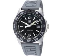Luminox Pacific Diver XS.CA22M Watch, 39mm Stainless Steel Case, Black CARBONOX™ Bezel, Date Window, Grey Nitrile Rubber Strap, 200M Water Resistant, Sapphire Crystal, Night Visibility