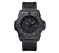 Luminox new NavySEAL carbon compound 3500 series Watch with carbon compound Case Black|Black Dial and PU Black Strap XS.3501.BO