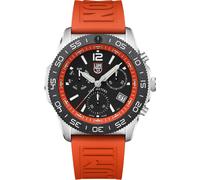 Luminox Pacific Diver Chronograph 44mm 3140 Series Black Orange Watch LU-537