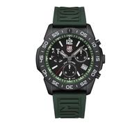 Luminox Pacific Diver Chronograph Watch XS.3147, Green Strap, 44 mm Case | Analogue watch with Swiss quartz timing, sapphire crystal, continuous night visibility and 200 m water resistance