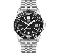Luminox Pacific Diver XS.3122M.1 Men's Diving Watch - Quartz, Stainless Steel Case 39mm, Stainless Steel Strap, Black Dial, 20 Bar Waterproof, Date, Luminous Hands