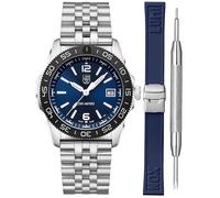Luminox Men Analog Swiss Quartz Watch with Stainless Steel Strap XS.3123M.Set