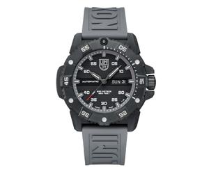 Luminox XS.3862 Men's Master Carbon Seal Grey Rubber Strap Watch, Black, Automatic Watch