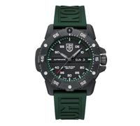 Luminox XS.3877 Men's Master Carbon Seal Green Rubber Strap Watch, Black, Automatic Watch