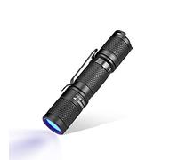 LUMINTOP Tool AA UV LED Flashlight Black Light, 365nm Blacklight, IP68 Waterproof 2 Modes Easy to Carry and Use