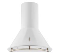 Lumio Neo Retro Cooker Exhaust Hood 60 cm 610m³ / h A Stainless Steel White