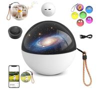 Lumiorb - 3D Video & Photo Memory Sphere, Videos and Photo Player Ball with Digital Display, Uploadable Videos & Photos, for Couples, Pets, Birthday, Memories (White)