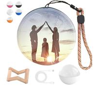 Lumiorb WiFi Crystal Ball, 2.7in Inside Out 3D Ball Memory Video with Electronic Display, App Upload for Videos & Photos, USB-Rechargeable, Personalized Digital Keepsake Gift (white)