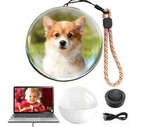 LumiOrb WiFi Crystal Ball - 3D Video & Photo Memory Sphere, Memory Sphere Lamp, Crystal Ball Video Player, Memory Sphere Lamp with Sound, 3D Video Digital Display Gift for Family Friends (NO WiFi)