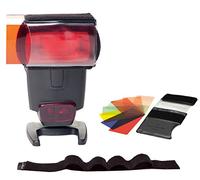 LumiQuest Fxtra Compact Gel Holder Kit LQ-121A with UltraStrap-Features Flash Balancer, Light Colorizer, Special Effects Gels And Colored Effect Creator On Images-Compatible With Other Accessories