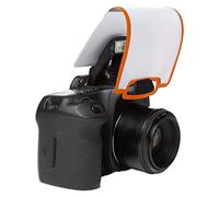 LumiQuest Soft Screen, Flash Diffuser & Light Softener, Universal Classic Design for Digital SLR Cameras, with UltraStrap, Neon Orange